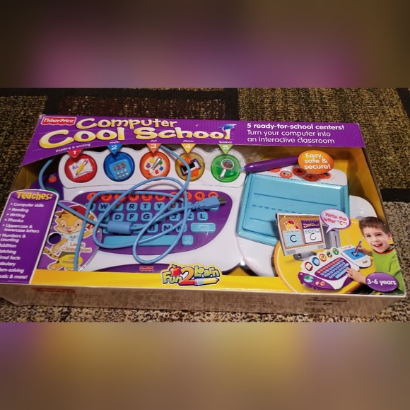Fisher-Price Computer Cool School with 1 cd included which is in picture - Picture 4 of 4